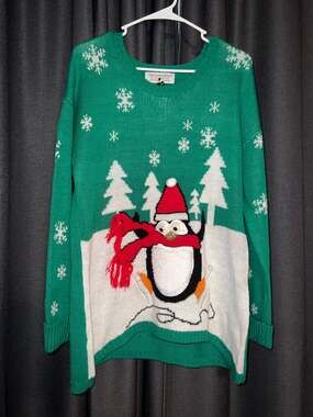 Ugly Christmas Sweater Xmas Size XL